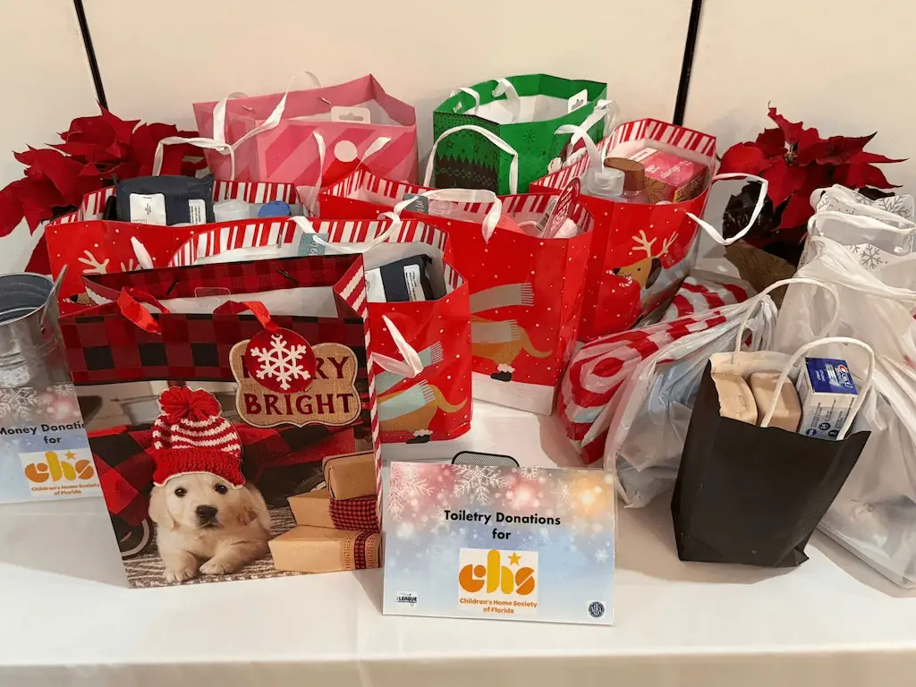 Holiday Party Donations for Children's Home Society